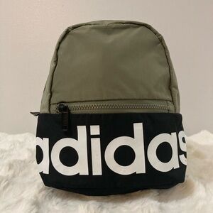 Adidas Green and Black Backpack
